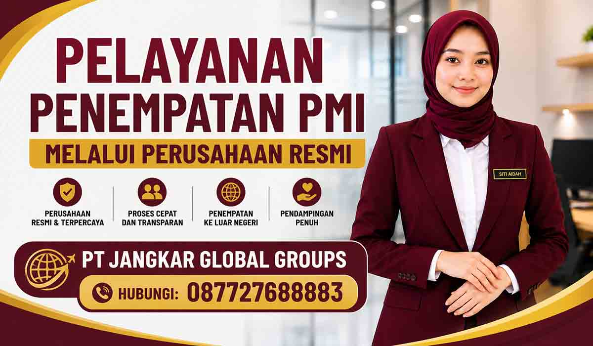 Pelayanan Penempatan PMI melalui Perusahaan Resmi