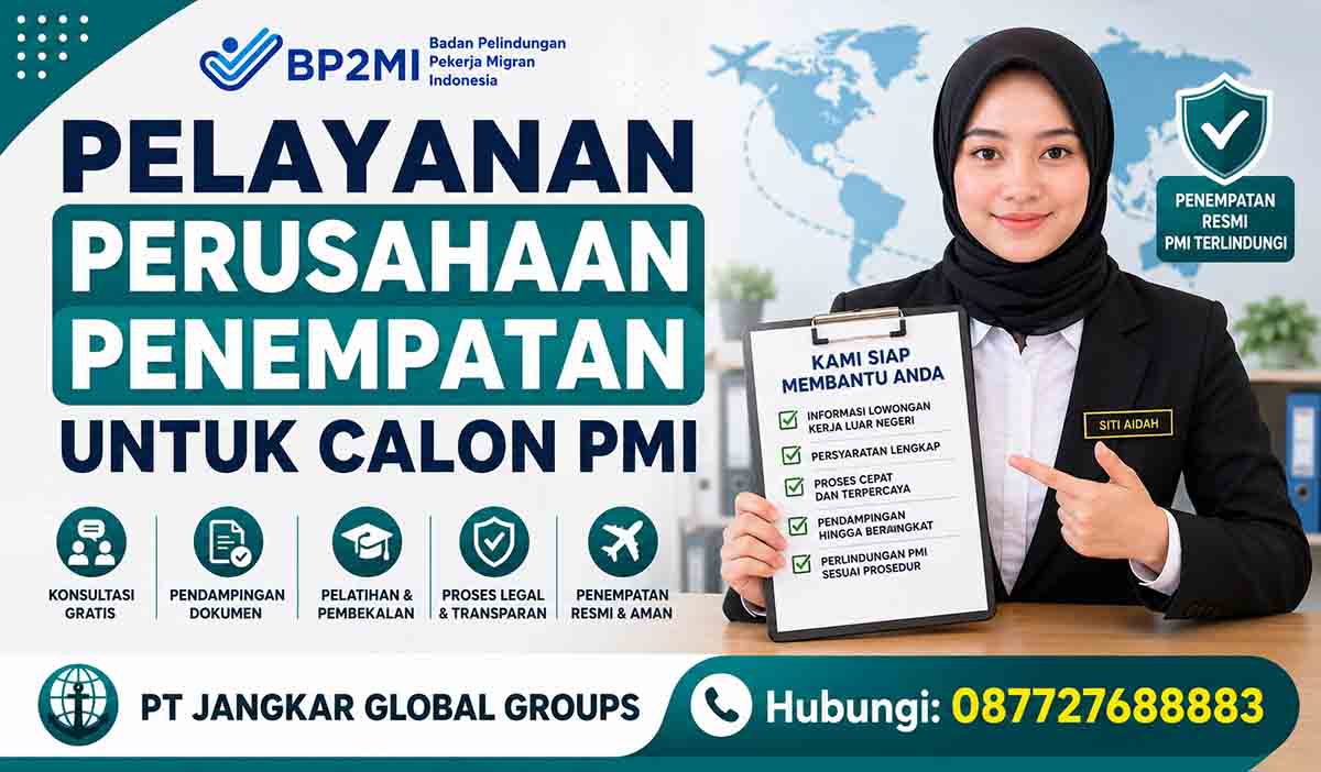 Pelayanan Perusahaan Penempatan untuk Calon PMI