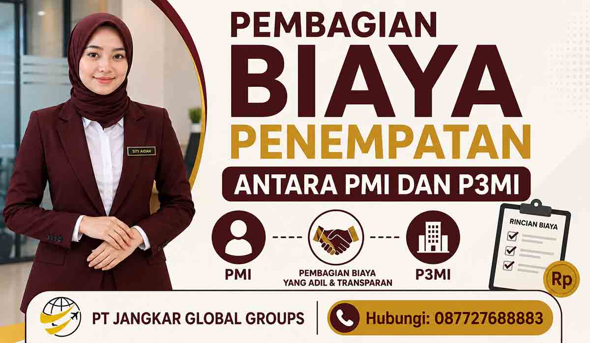 Pembagian Biaya Penempatan antara PMI dan P3MI