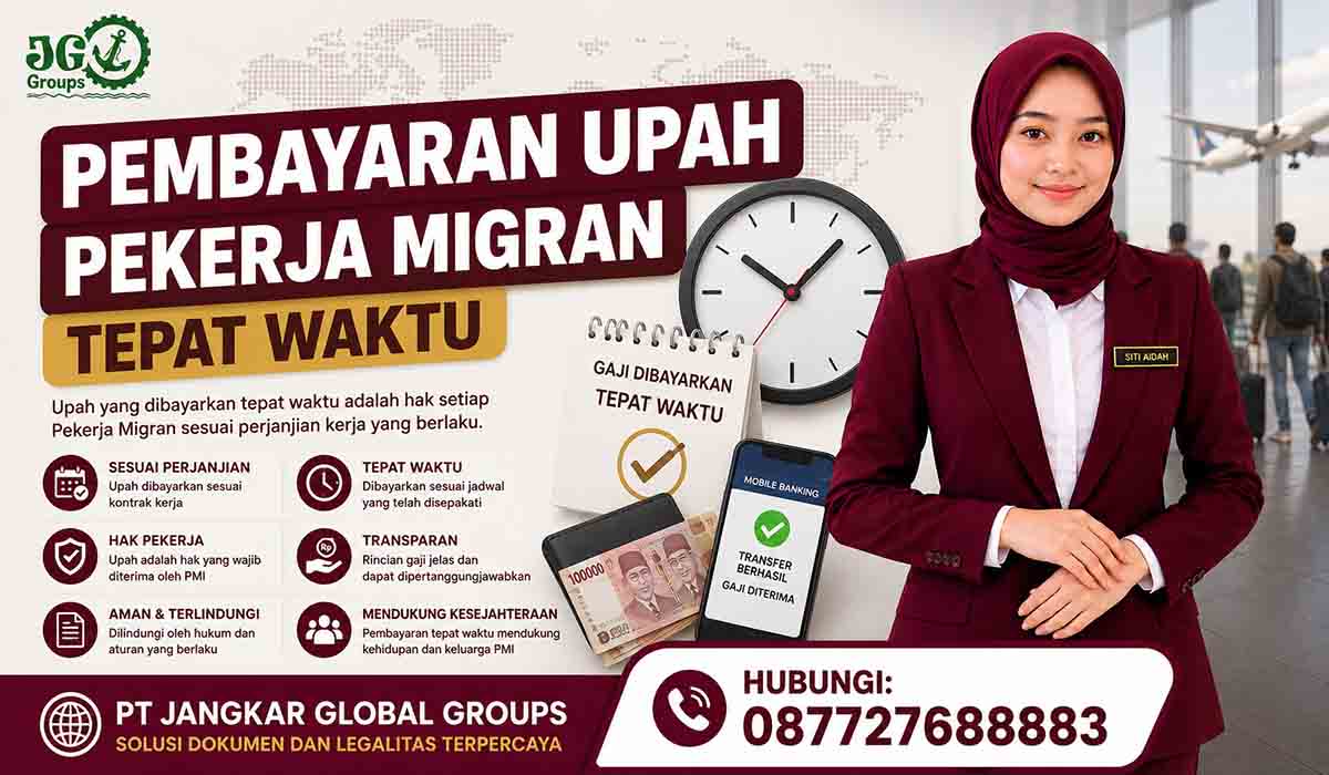 Pembayaran Upah Pekerja Migran Tepat Waktu