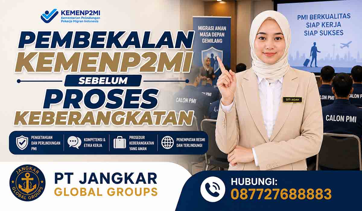 Pembekalan KemenP2MI Sebelum Proses Keberangkatan