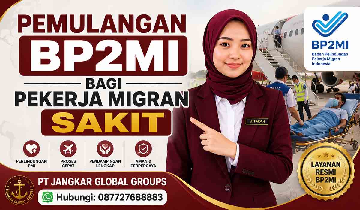 Pemulangan BP2MI bagi Pekerja Migran Sakit