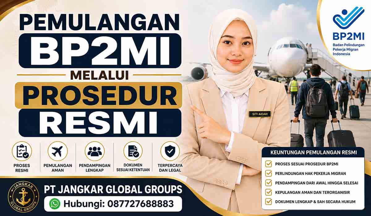 Pemulangan BP2MI melalui Prosedur Resmi