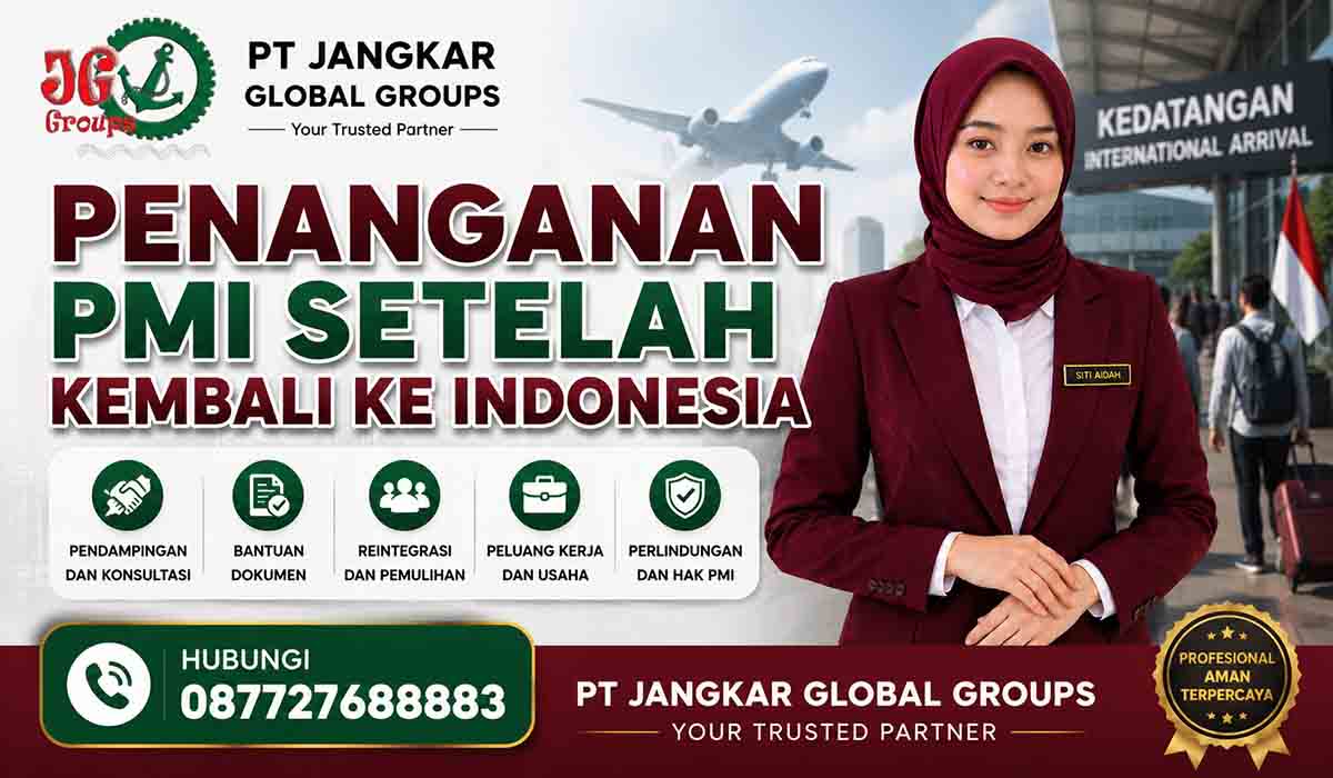 Penanganan PMI Setelah Kembali ke Indonesia
