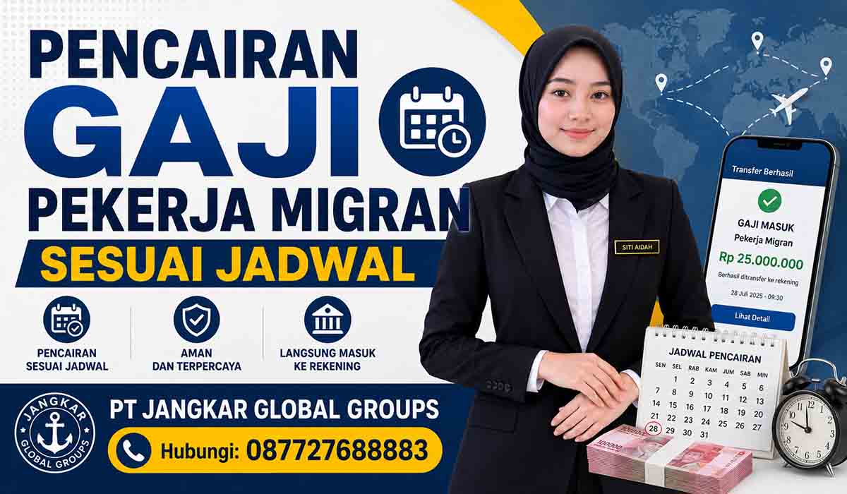 Pencairan Gaji Pekerja Migran Sesuai Jadwal