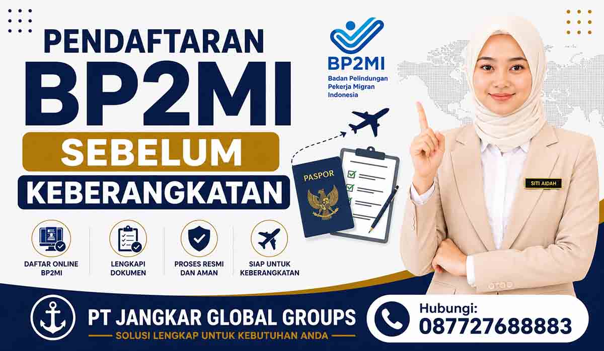 Pendaftaran BP2MI Sebelum Keberangkatan