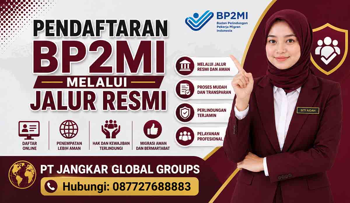 Pendaftaran BP2MI melalui Jalur Resmi