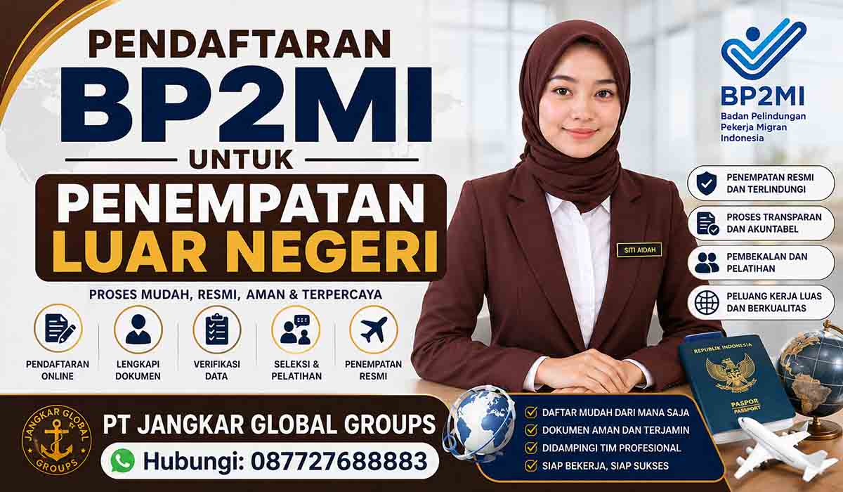 Pendaftaran BP2MI untuk Penempatan Luar Negeri