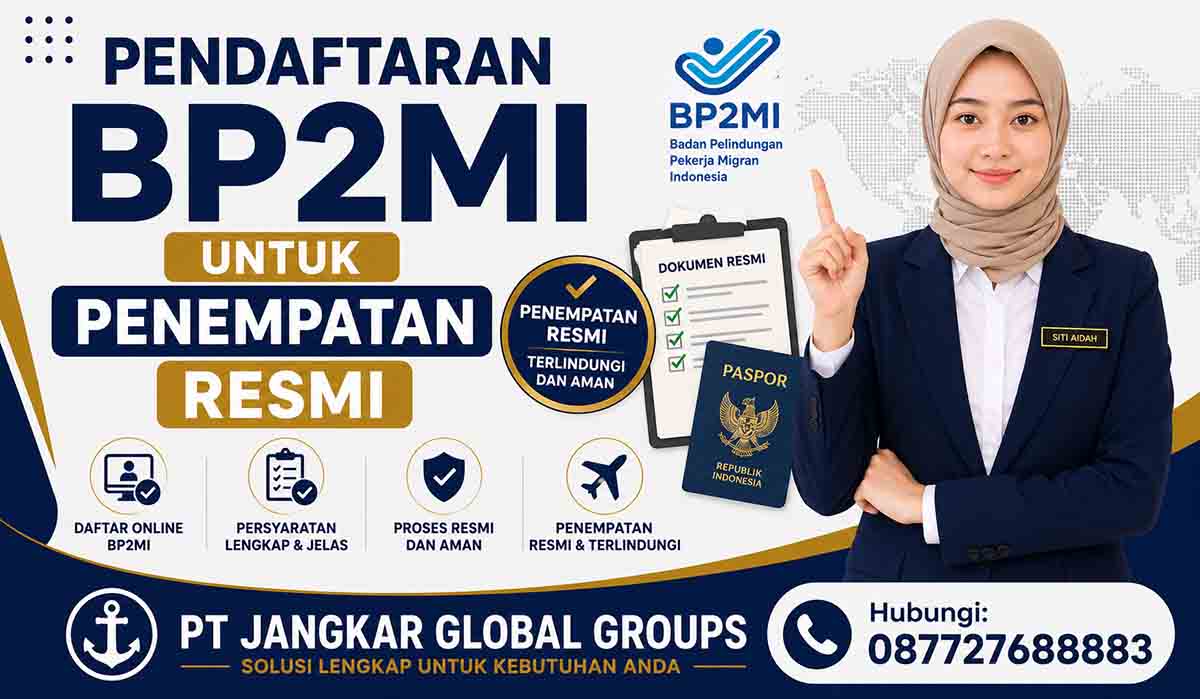 Pendaftaran BP2MI untuk Penempatan Resmi
