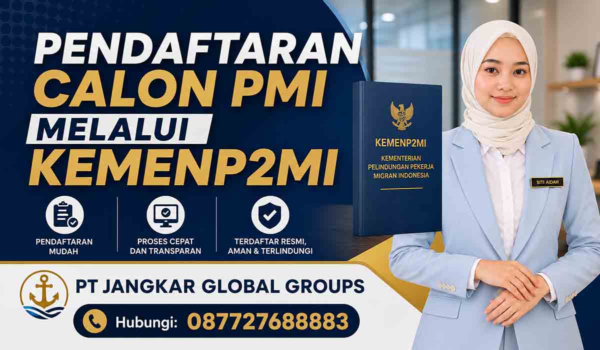 Pendaftaran Calon PMI melalui KemenP2MI