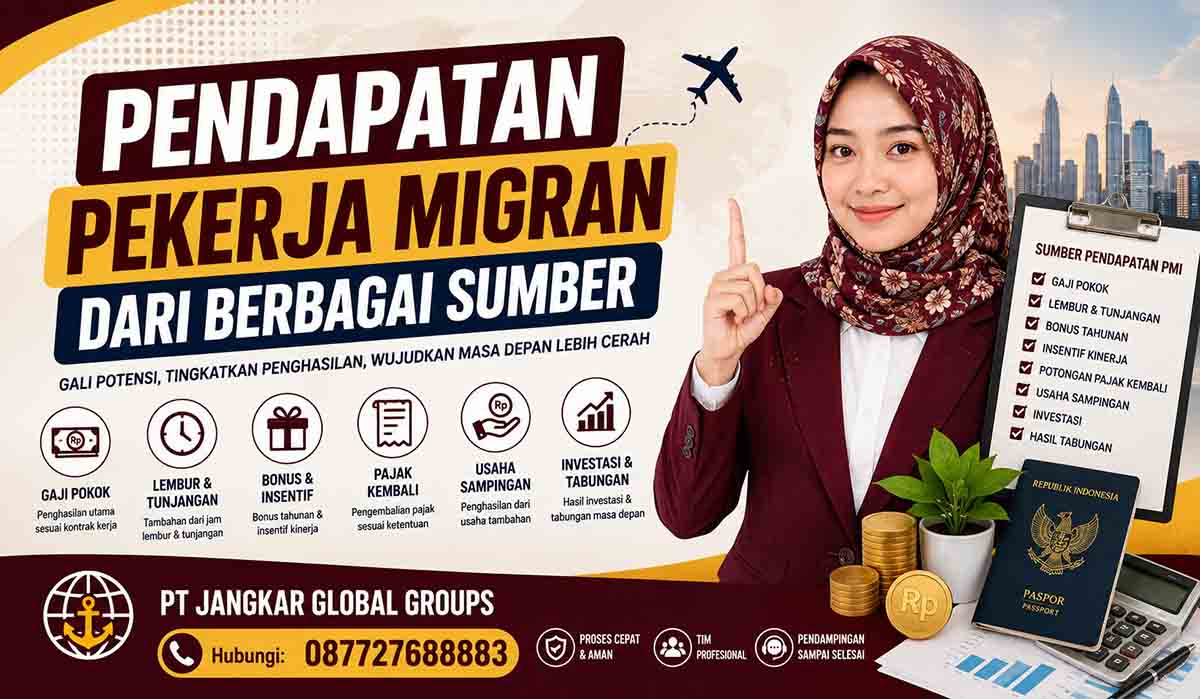 Pendapatan Pekerja Migran dari Berbagai Sumber