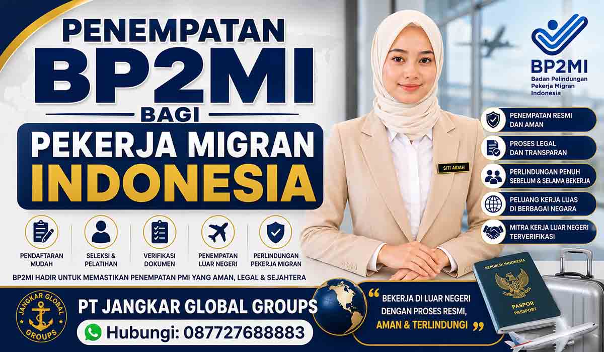 Penempatan BP2MI bagi Pekerja Migran Indonesia