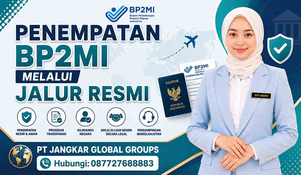 Penempatan BP2MI melalui Jalur Resmi