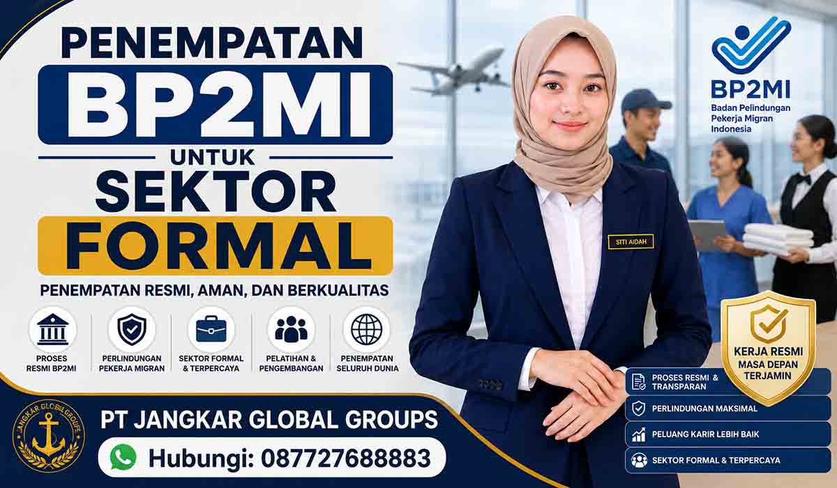 Penempatan BP2MI untuk Sektor Formal