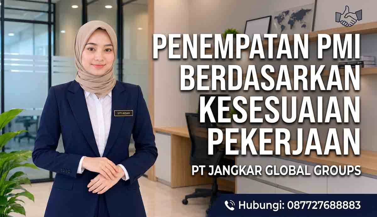 Penempatan PMI Berdasarkan Kesesuaian Pekerjaan