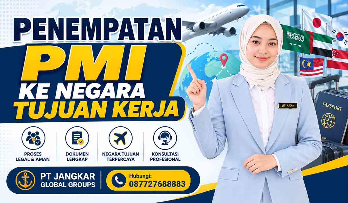 Penempatan PMI ke Negara Tujuan Kerja
