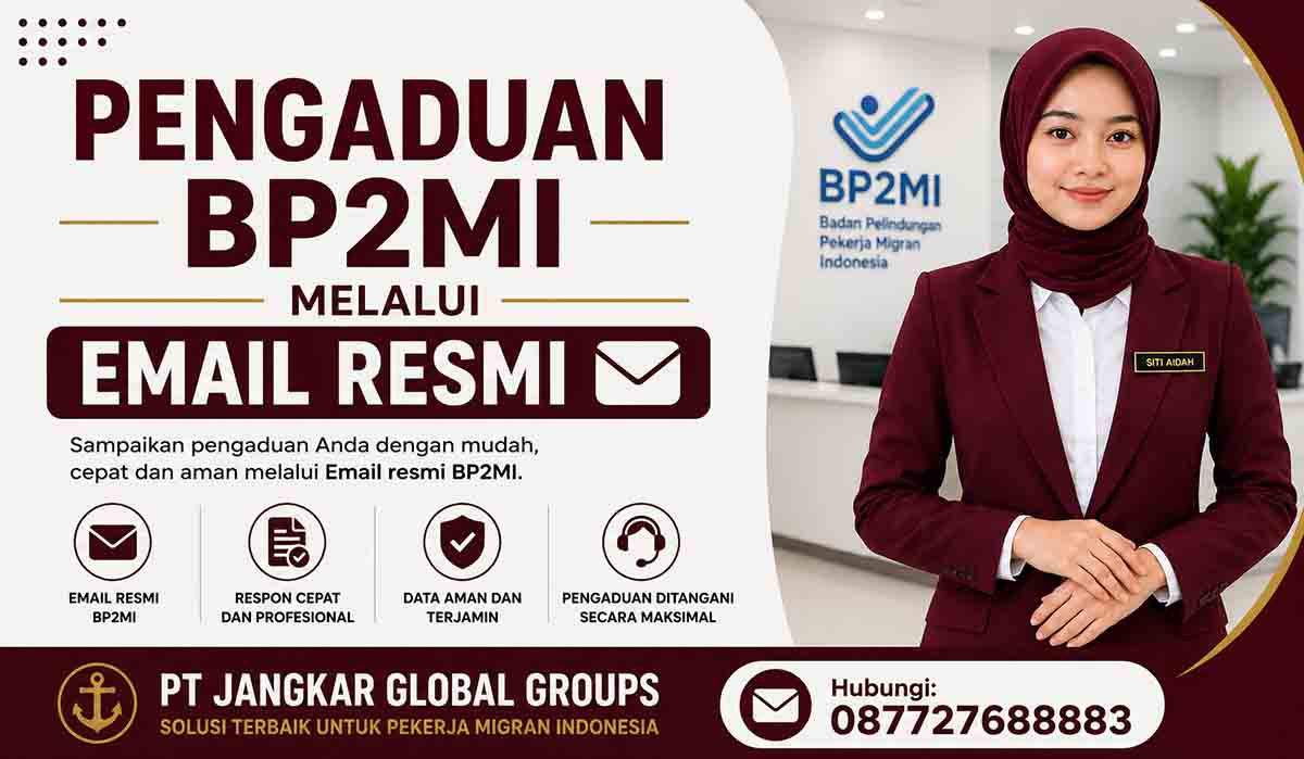 Pengaduan BP2MI melalui Email Resmi