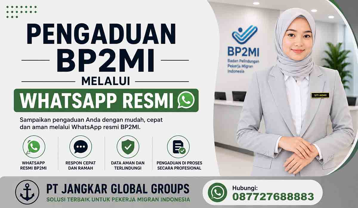 Pengaduan BP2MI melalui WhatsApp Resmi
