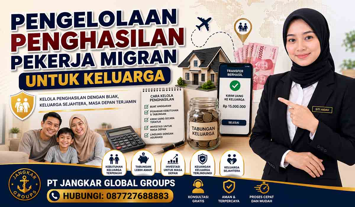 Pengelolaan Penghasilan Pekerja Migran untuk Keluarga