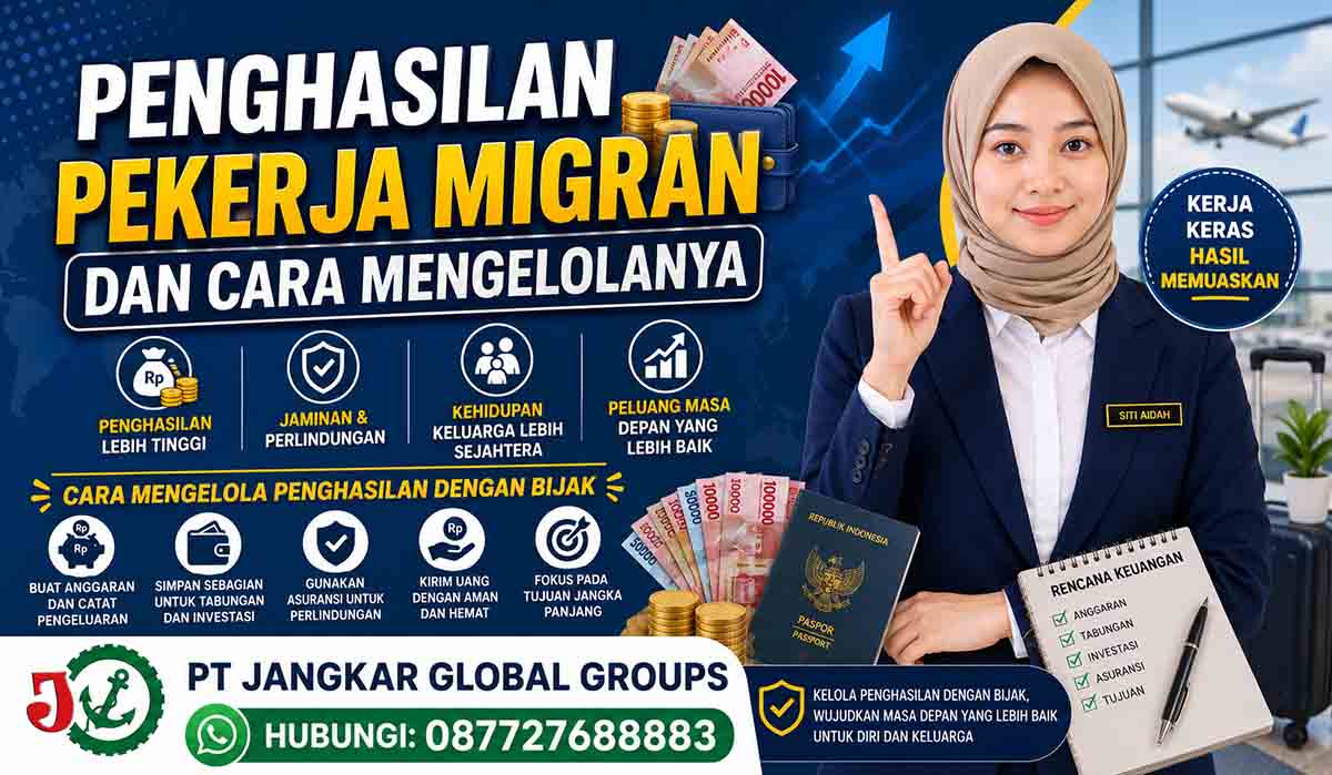 Penghasilan Pekerja Migran dan Cara Mengelolanya