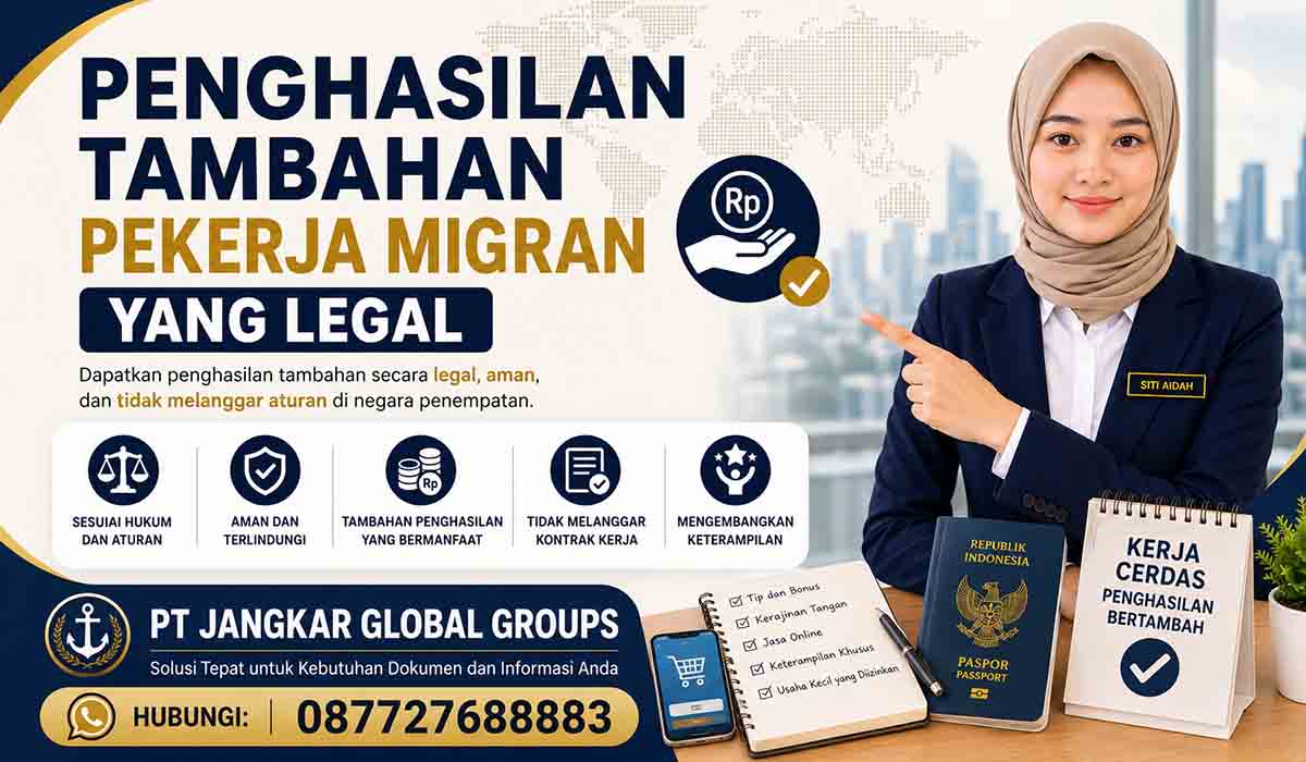 Penghasilan Tambahan Pekerja Migran yang Legal
