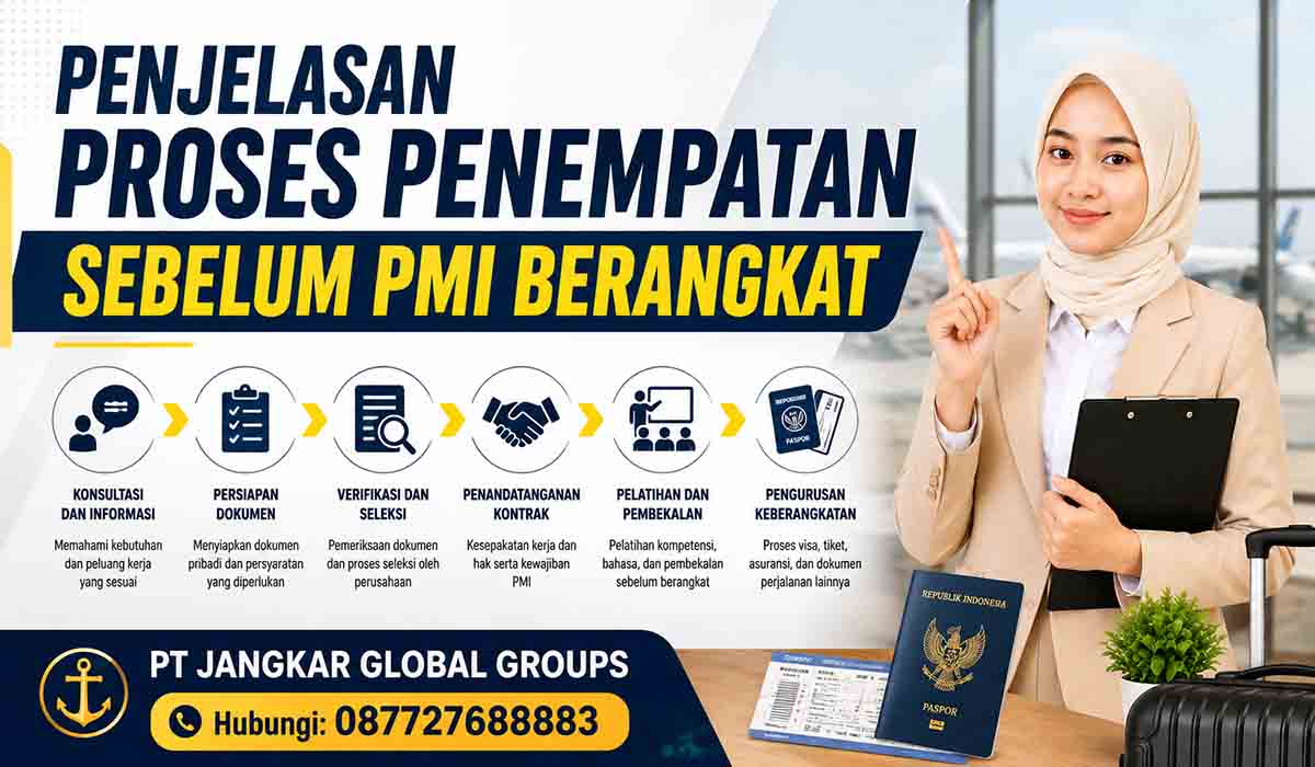 Penjelasan Proses Penempatan Sebelum PMI Berangkat