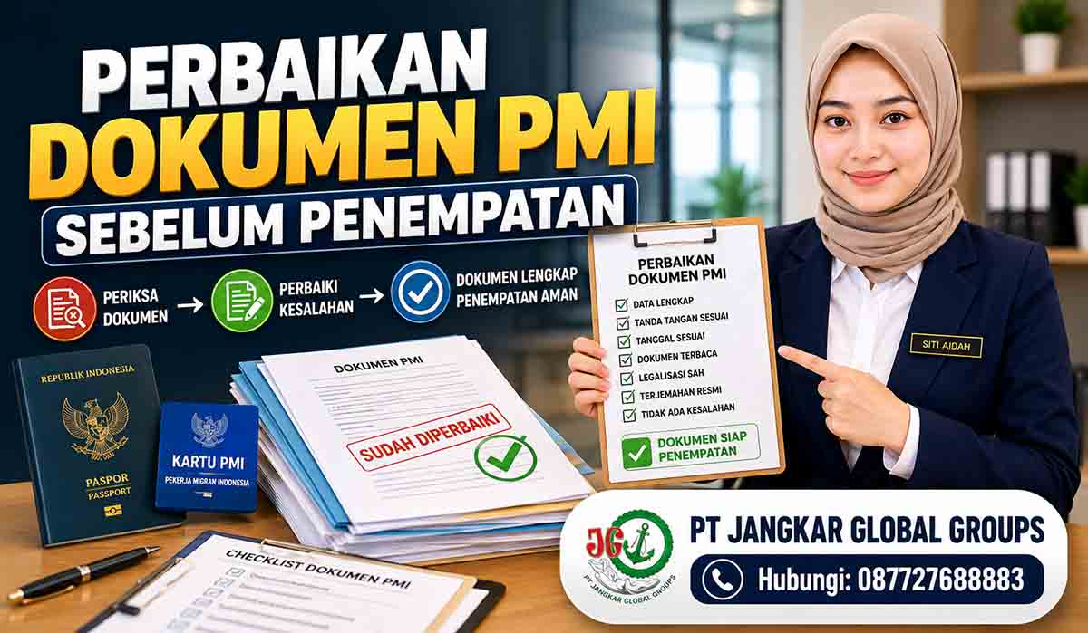 Perbaikan Dokumen PMI Sebelum Penempatan