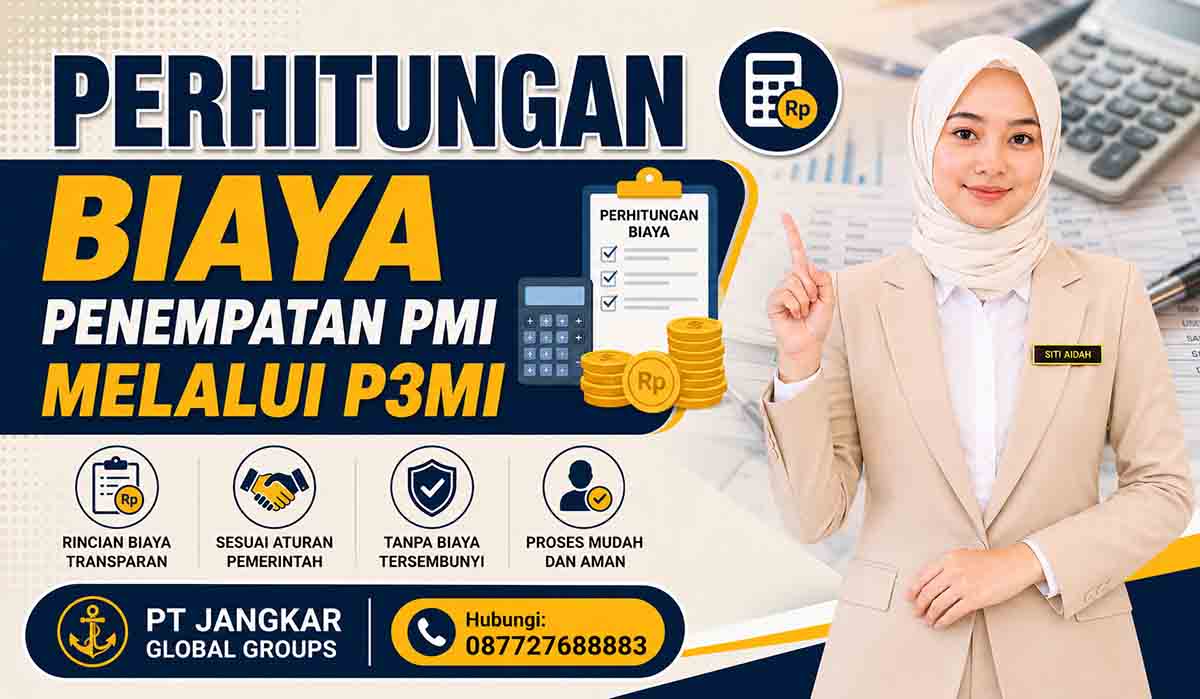 Perhitungan Biaya Penempatan PMI melalui P3MI