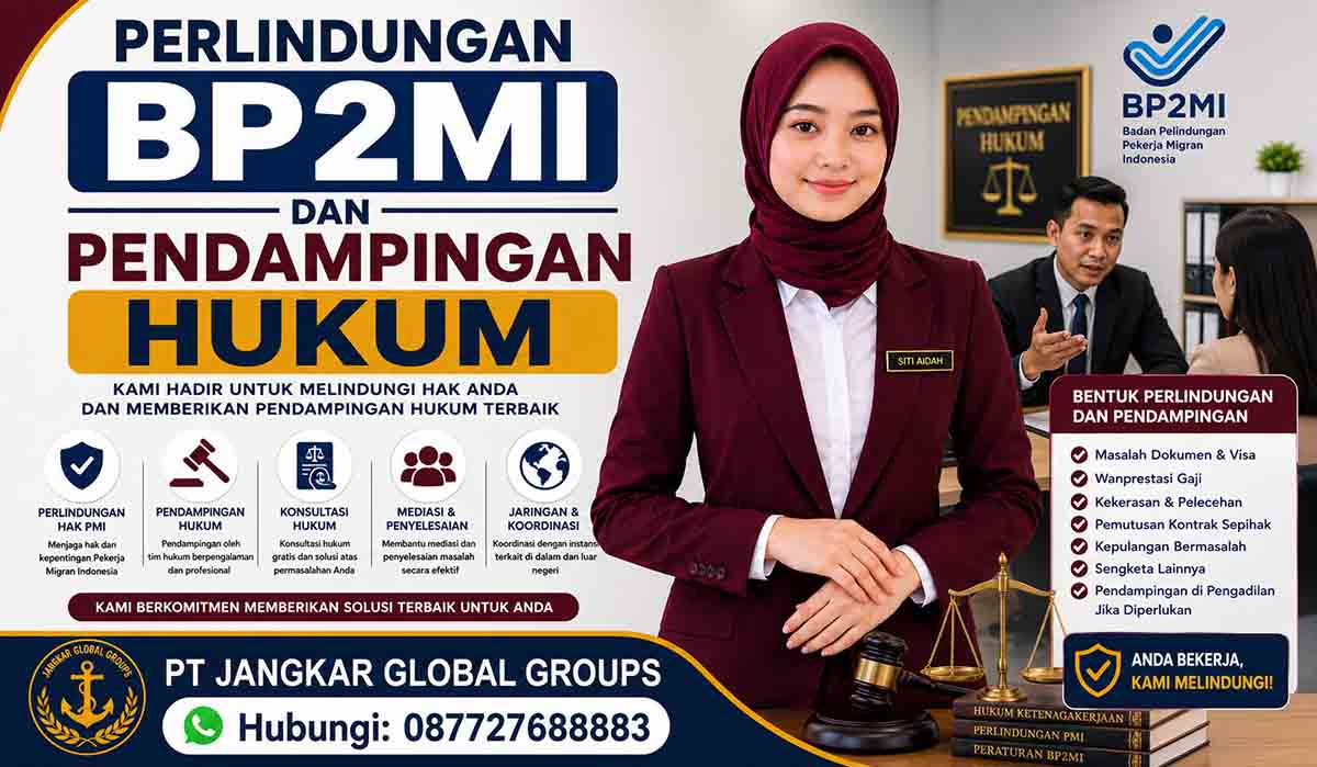 Perlindungan BP2MI dan Pendampingan Hukum