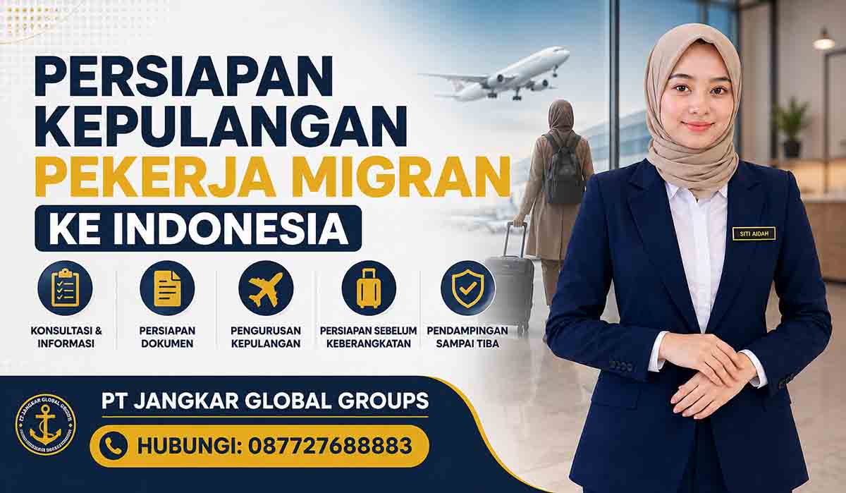Persiapan Kepulangan Pekerja Migran ke Indonesia