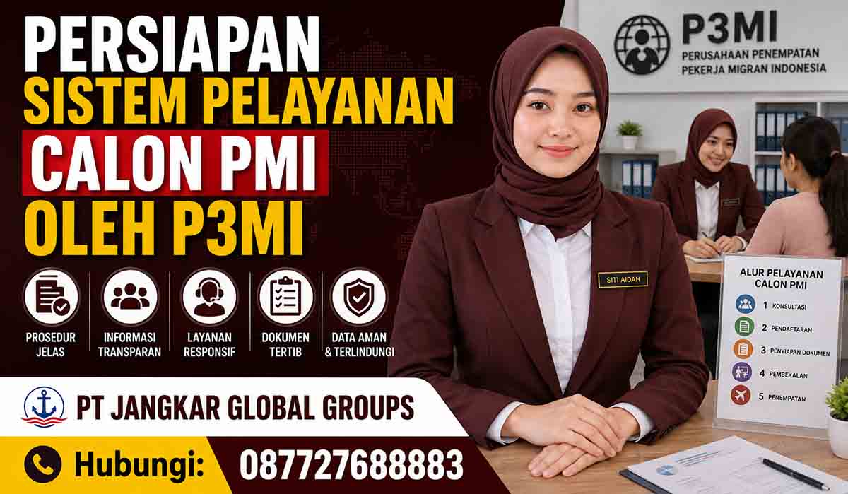 Persiapan Sistem Pelayanan Calon PMI oleh P3MI