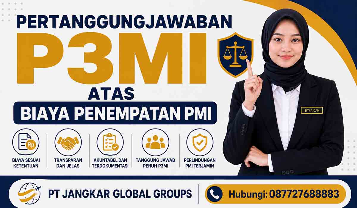 Pertanggungjawaban P3MI atas Biaya Penempatan PMI