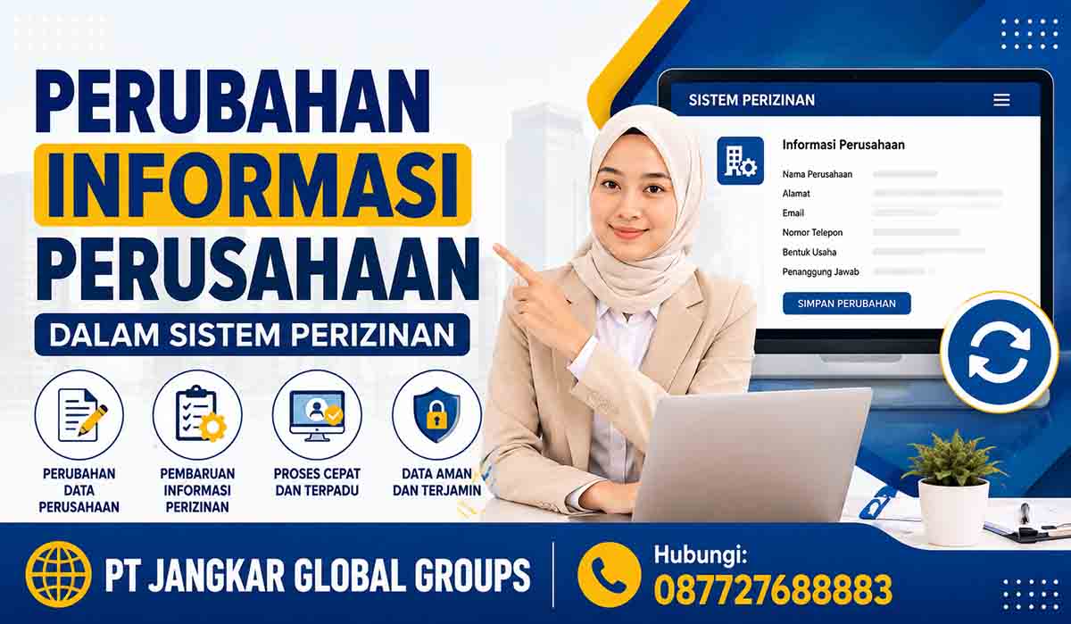 Perubahan Informasi Perusahaan dalam Sistem Perizinan