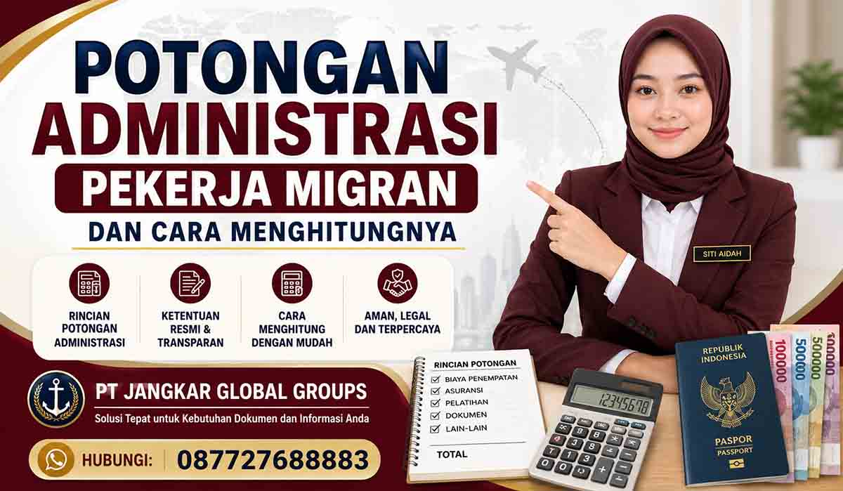 Potongan Administrasi Pekerja Migran dan Cara Menghitungnya