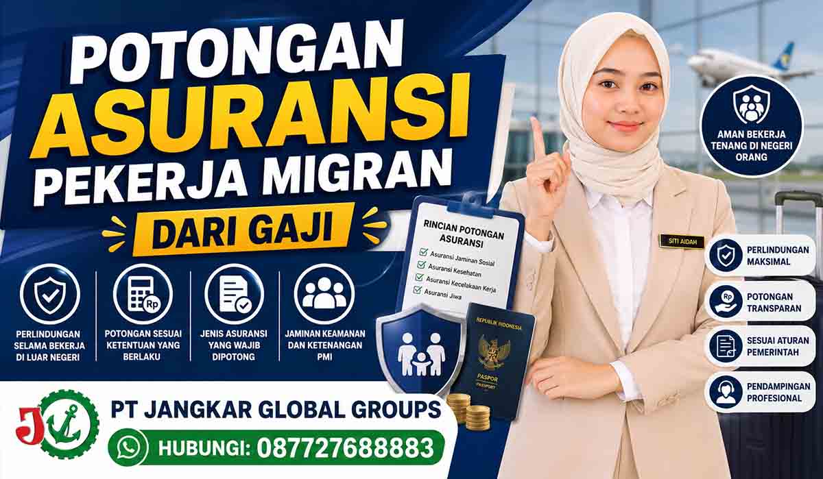 Potongan Asuransi Pekerja Migran dari Gaji