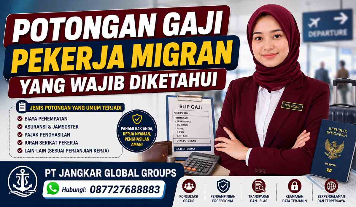Potongan Gaji Pekerja Migran yang Wajib Diketahui