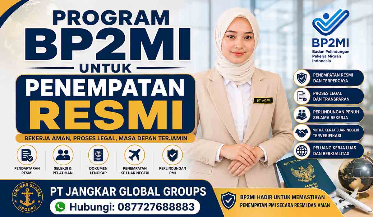 Program BP2MI untuk Penempatan Resmi