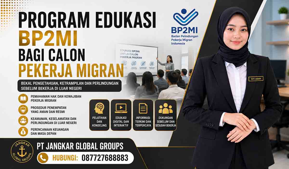 Program Edukasi BP2MI bagi Calon Pekerja Migran