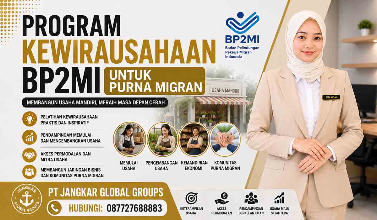 Program Kewirausahaan BP2MI untuk Purna Migran