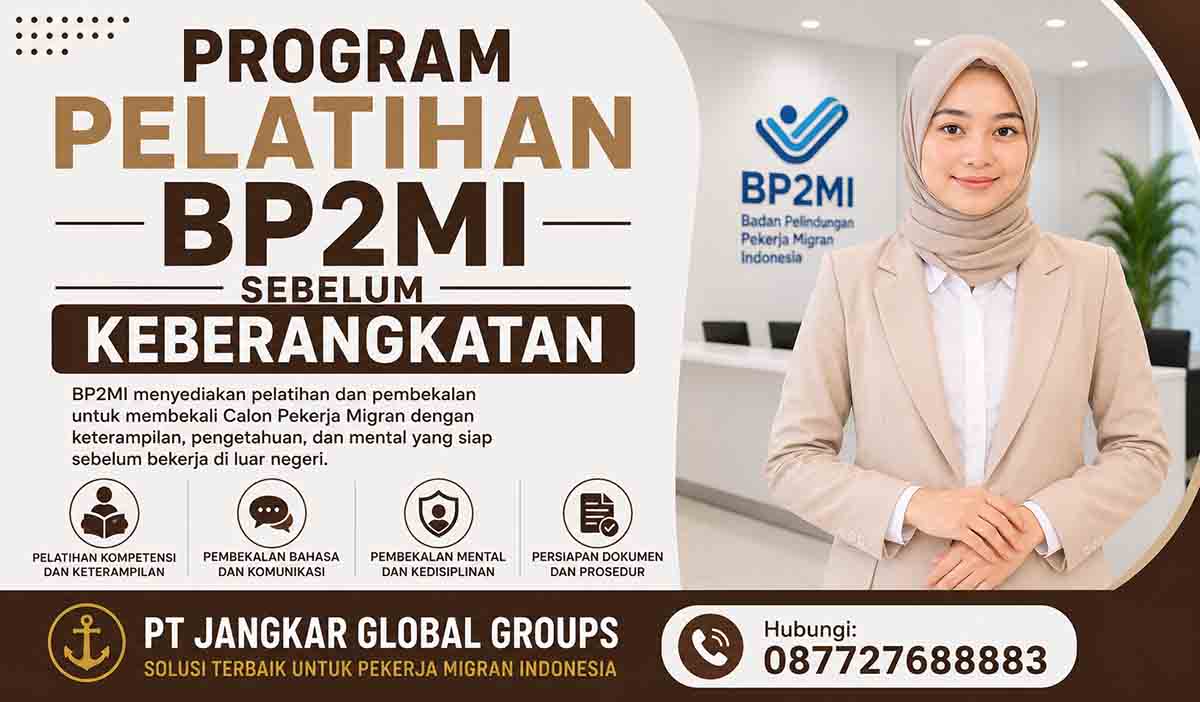 Program Pelatihan BP2MI Sebelum Keberangkatan
