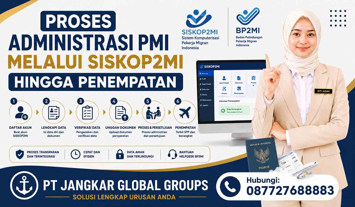 Proses Administrasi PMI melalui SISKOP2MI hingga Penempatan