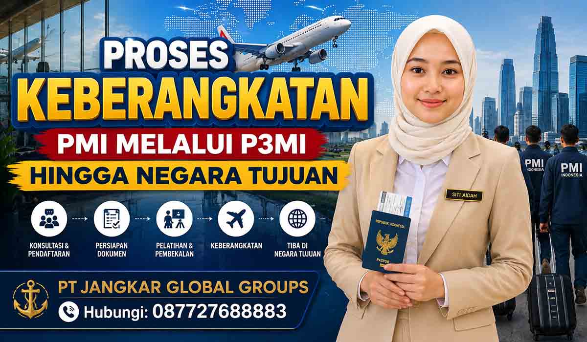 Proses Keberangkatan PMI melalui P3MI hingga Negara Tujuan