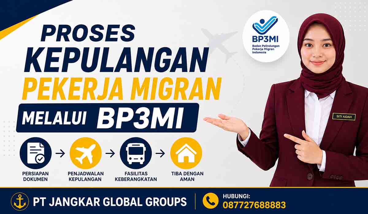 Proses Kepulangan Pekerja Migran melalui BP3MI
