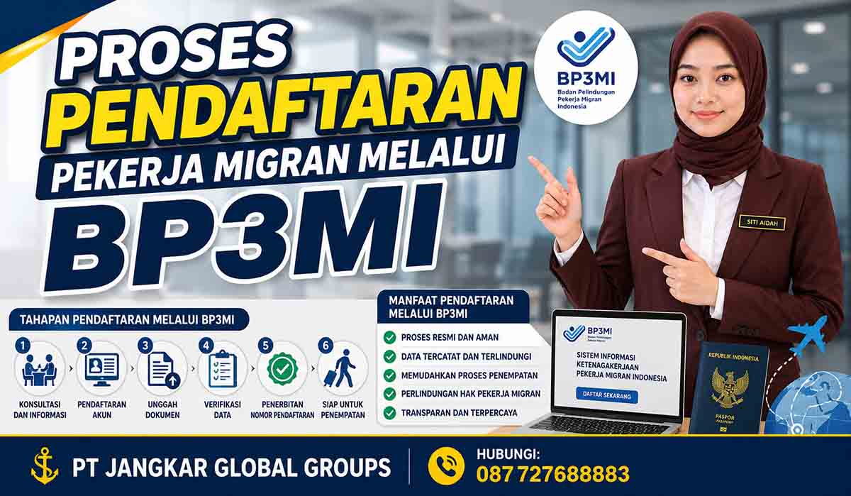 Proses Pendaftaran Pekerja Migran melalui BP3MI
