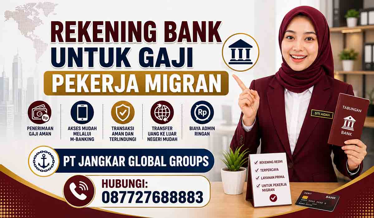 Rekening Bank untuk Gaji Pekerja Migran