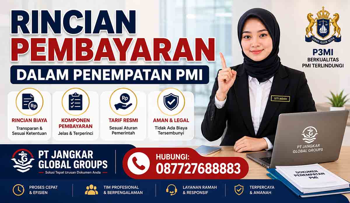 Rincian Pembayaran dalam Penempatan PMI