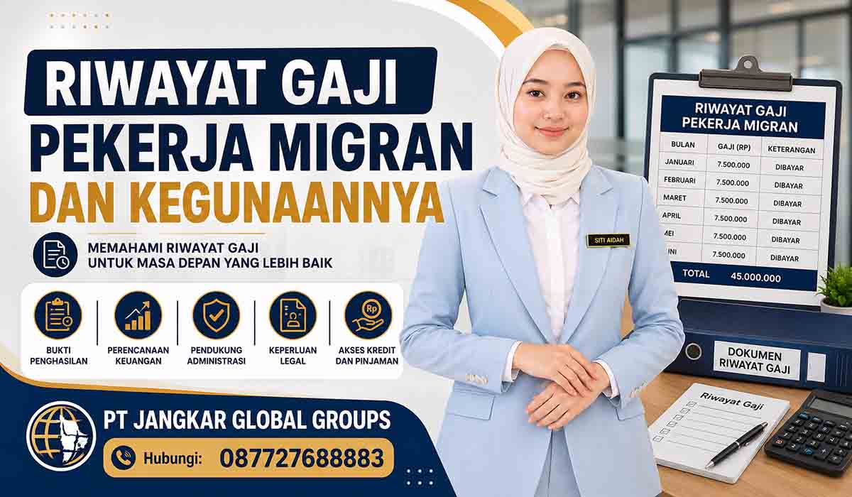 Riwayat Gaji Pekerja Migran dan Kegunaannya