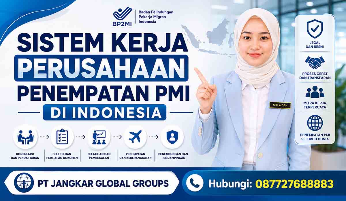 Sistem Kerja Perusahaan Penempatan PMI di Indonesia