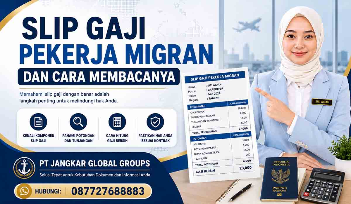 Slip Gaji Pekerja Migran dan Cara Membacanya