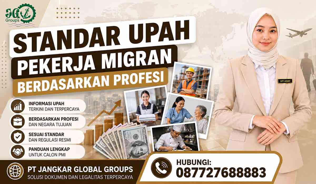 Standar Upah Pekerja Migran Berdasarkan Profesi